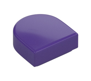 LEGO Dark Purple Tile 1 x 1 Half Oval (24246 / 35399)