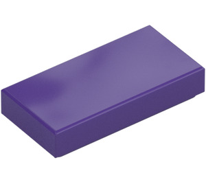 LEGO Dark Purple Tile 1 x 2 with Groove (3069 / 30070)