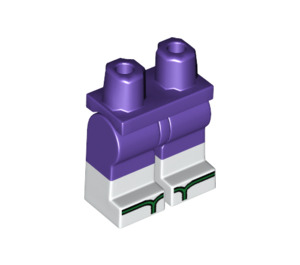 LEGO Dark Purple Tropical Joker Minifigure Hips and Legs (3815 / 36409)