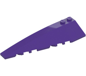 LEGO Dark Purple Wedge 10 x 3 x 1 Double Rounded Left (50955)