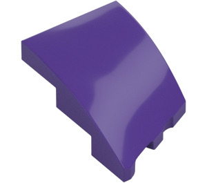 LEGO Dunkelviolett Keil 2 x 3 Links (80177)