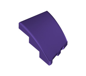 LEGO Dark Purple Wedge 2 x 3 Left (80177)