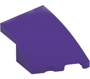 LEGO Dark Purple Wedge 2 x 3 Right (80178)