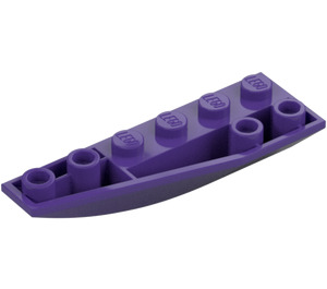 LEGO Mørk lilla Kile 2 x 6 Dobbel Omvendt Venstre (41765)