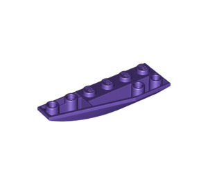 LEGO Dark Purple Wedge 2 x 6 Double Inverted Left (41765)