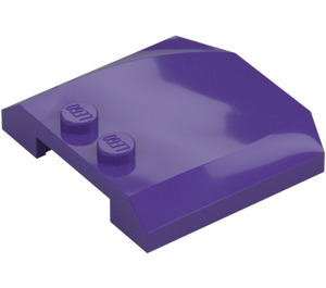 LEGO Dark Purple Wedge 4 x 4 Curved (45677)