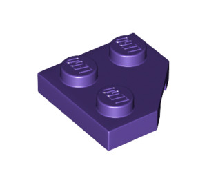 LEGO Violet foncé Coin assiette 2 x 2 Cut Coin (26601)