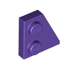 LEGO Dark Purple Wedge Plate 2 x 2 Wing Right (24307)