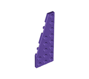 LEGO Dunkelviolett Keil Platte 3 x 8 Flügel Links (50305)