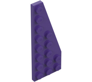 LEGO Dark Purple Wedge Plate 3 x 8 Wing Right (50304)