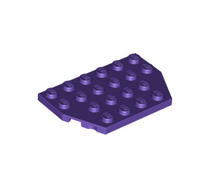 LEGO Dunkelviolett Keil Platte 4 x 6 ohne Ecken (32059 / 88165)