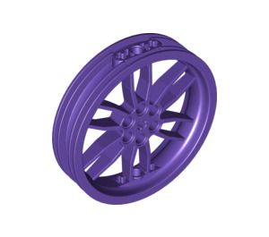 LEGO Dark Purple Wheel Rim Ø75 x 17 (52051 / 88517)
