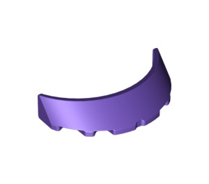 LEGO Dark Purple Windscreen 1 x 3 x 6 Curved (35299 / 62360)