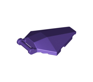 LEGO Dark Purple Windscreen 4 x 5 with Handle (27262 / 35043)