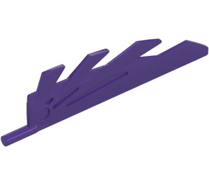 LEGO Dark Purple Wing with Four Blades (11091)