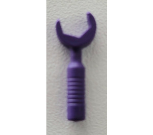 LEGO Dark Purple Wrench with Open End 6 Rib Handle