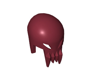 LEGO Dark Red Alien Skull Helmet with Fangs (85945)
