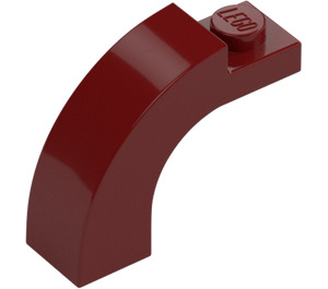 LEGO Rosso scuro Arco 1 x 3 x 2 con Parte superiore curva (6005 / 92903)