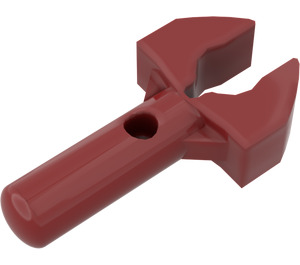 LEGO Dark Red Bar 1 with Clip (with Gap in Clip) (41005 / 48729)