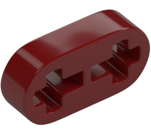 LEGO Dark Red Beam 2 x 0.5 with Axle Holes (41677 / 44862)