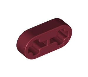 LEGO Dark Red Beam 2 x 0.5 with Axle Holes (41677 / 44862)
