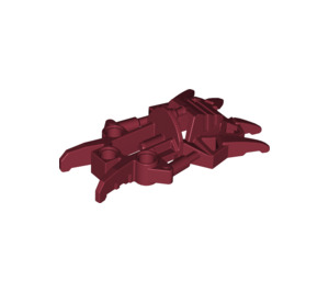 LEGO Dark Red Bionicle Toa Inika Foot 5 x 8 x 2 (53542)