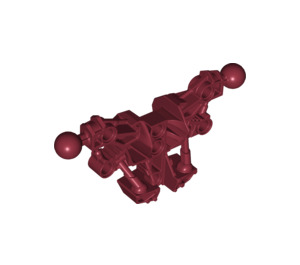 LEGO Rouge foncé Bionicle Torse 5 x 11 x 3 avec Balle Joints (53564)