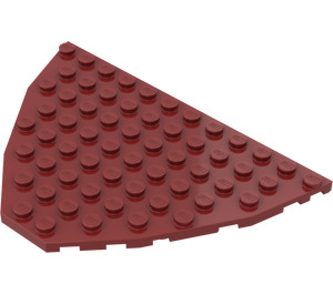 LEGO Rouge foncé Boat Bow assiette 12 x 8 (47405)