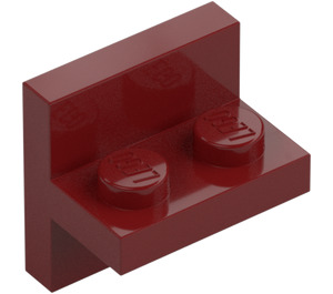 LEGO Rojo oscuro Soporte 1 x 2 con Vertical Plana 2 x 2 (41682)