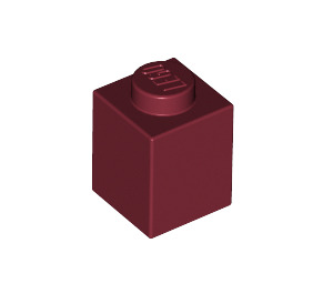 LEGO Rouge foncé Brique 1 x 1 (3005 / 30071)