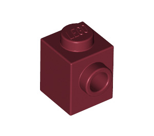 LEGO Rouge foncé Brique 1 x 1 avec Stud sur Une Côté (87087)