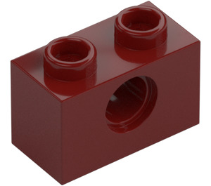 LEGO Rouge Foncé Brique 1 x 2 avec Trou (3700)