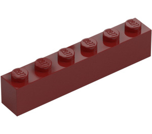 LEGO Dark Red Brick 1 x 6 (3009 / 30611)