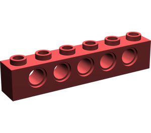 LEGO Dark Red Brick 1 x 6 with Holes (3894)