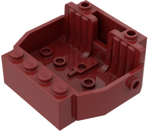 LEGO Dark Red Car Base 4 x 5 with 2 Seats (30149)