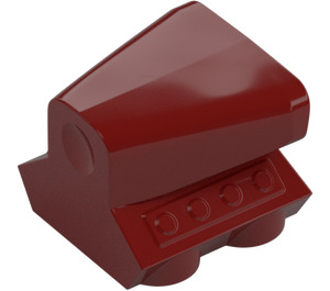 LEGO Rouge Foncé Voiture Moteur 2 x 2 avec Air Scoop (50943)