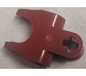 LEGO Dark Red Connector 2 x 3 with Ball Socket and Smooth Sides and Rounded Edges (93571)