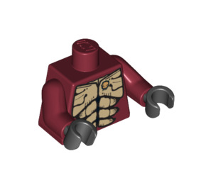 LEGO Rouge foncé Craniac Torse (973 / 76382)