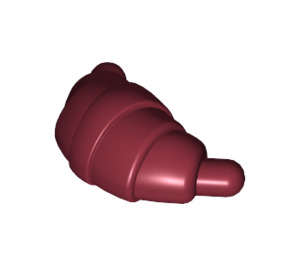 LEGO Dark Red Croissant with Rounded Ends (33125)