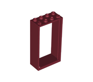 LEGO Dunkelrot Tür Rahmen 2 x 4 x 6 (60599)