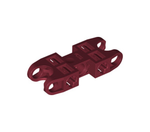 LEGO Dark Red Double Ball Connector 5 with Vents (47296 / 61053)