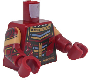 LEGO Tmavě červená Echo Minifigurka Trup (973 / 78568)