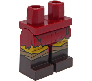 LEGO Dunkelrot Fierce Barbarian Beine (73200)