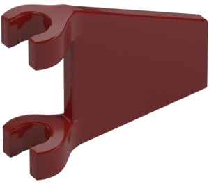 LEGO Dark Red Flag 2 x 2 Angled without Flared Edge (44676)