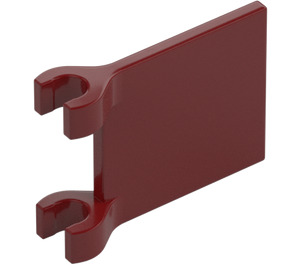 LEGO Dark Red Flag 2 x 2 without Flared Edge (2335 / 11055)