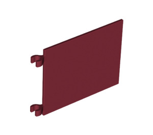 LEGO Dark Red Flag 6 x 4 with 2 Connectors (2525 / 53912)