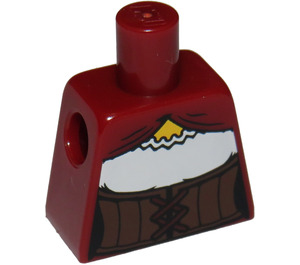 LEGO Dark Red Fortune Teller Torso without Arms (973)