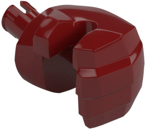 LEGO Donkerrood Giant Links Hand (10127)