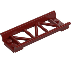 LEGO Dark Red Girder 2 x 8 with Edges (26022)