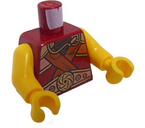 LEGO Dark Red Gravis Torso with Crossbelts (973)